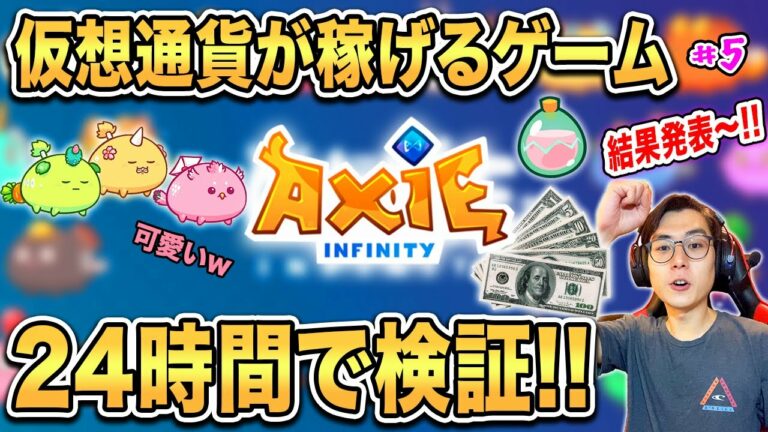 初日で$◯◯!! アクシーでいくら稼げるか検証してみた!【Axie Infinity #5】